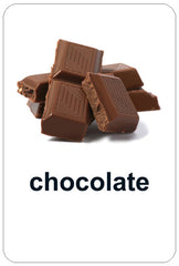 Pieces of chocolate candy bar