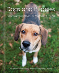Cover – Dogs and Puppies Book for Alzheimer’s and Dementia Patients