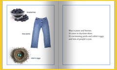 Blueberries, blue jeans and robin’s eggs